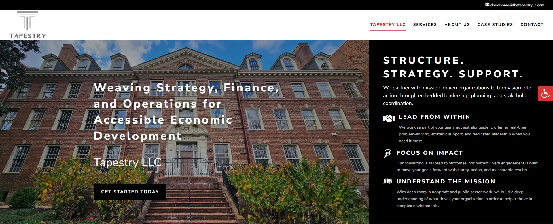 Tapestry LLC website Home page